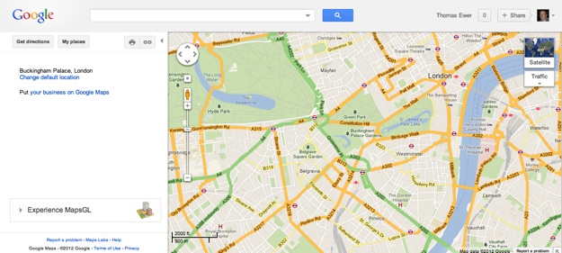Google Maps (Desktop Display) Google Maps (Desktop Display)