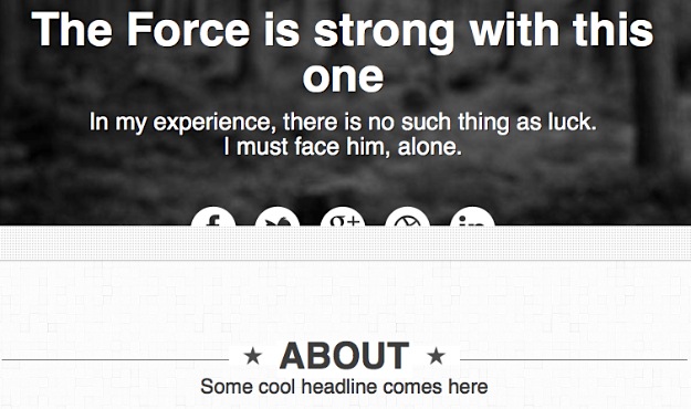 Viewpoint Sticky Navigation WordPress Theme