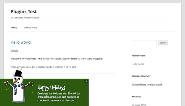 Holiday Message Holiday Message