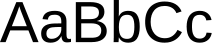 Sans serif