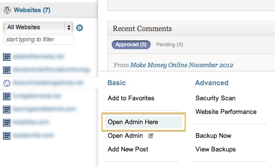 WordPress dashboards WordPress dashboards