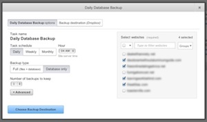 Automated backups.
