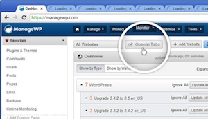Open all of your WordPress sites from one location!