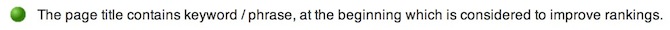 A screenshot from Linkdex RE titles.