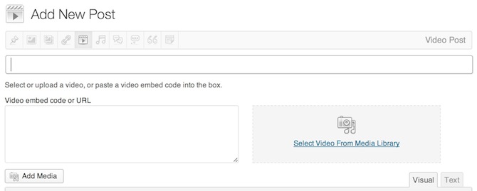 Video post format.