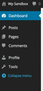 WordPress Sidebar