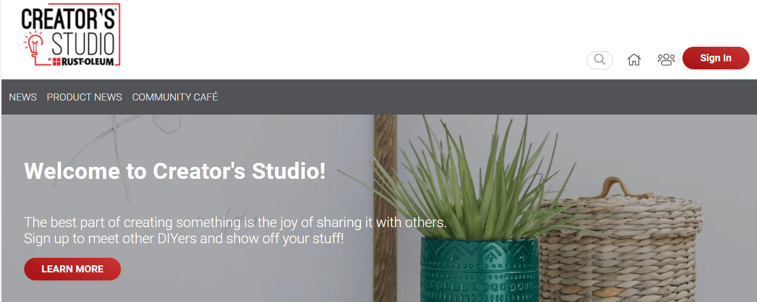 The Creator's Studio is an example of an online community.