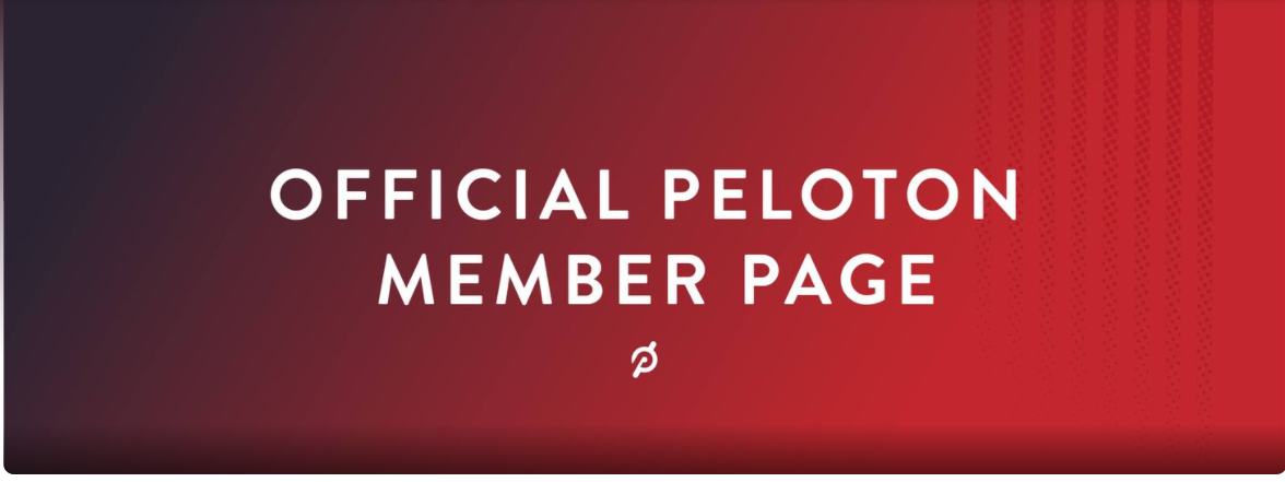 The Peloton online community.
